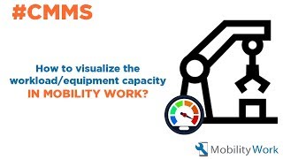 How to visualize the workload/equipment capacity in my CMMS