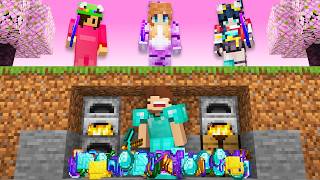 Minecraft OP Manhunt: Boys VS Girls