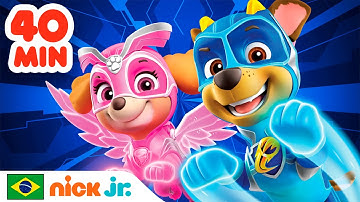 Patrulha Canina | 40 MINUTOS dos episódios MAIS NOVOS | Nick Jr. em Português
