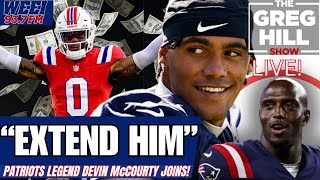 Should NE pay Gonzo early? Patriots Legend Devin McCourty Joins! ||The Greg Hill Show