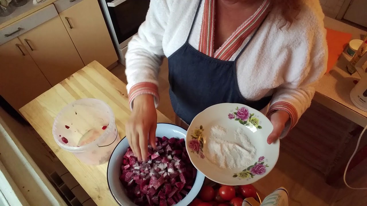 Квашеная свекла по-грузински.