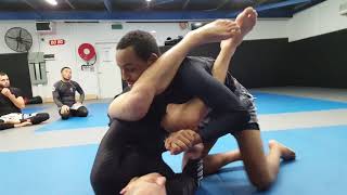 Controlling the armbar position and breaking grips to finish (Lachlan Giles)