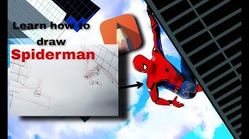 How to Draw and paint Spider Man on Autodesk Sketchbook || Marvel Character Drawing