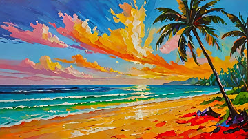 Blender with Stable Diffusion XL Tutorial - Tropical beach