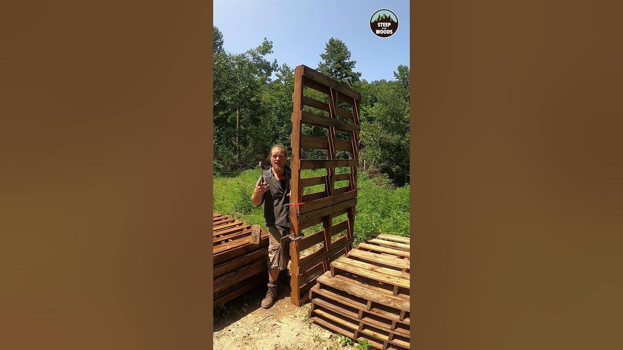 how-to-attach-pallets-easy-pallets-diy-youtube
