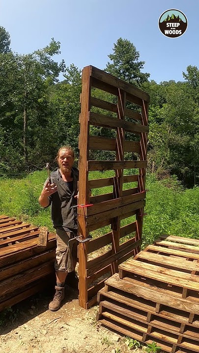 how-to-attach-pallets-easy-pallets-diy-youtube