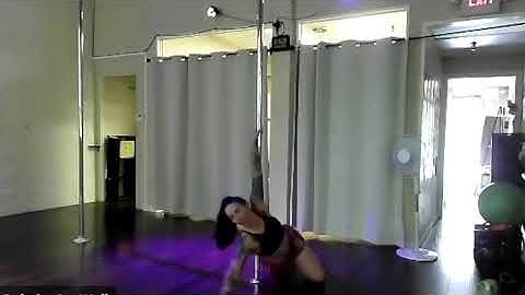 Pole Dance Combo Tutorial: Chair Spin to Log Roll