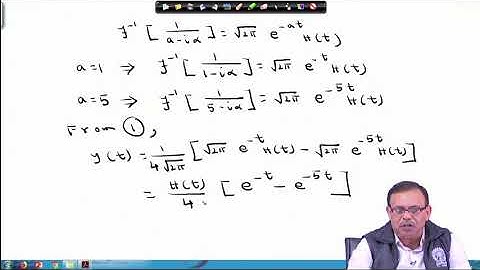 Lecture 41: Applications of Fourier Transform to Ordinary Differential Equations - II