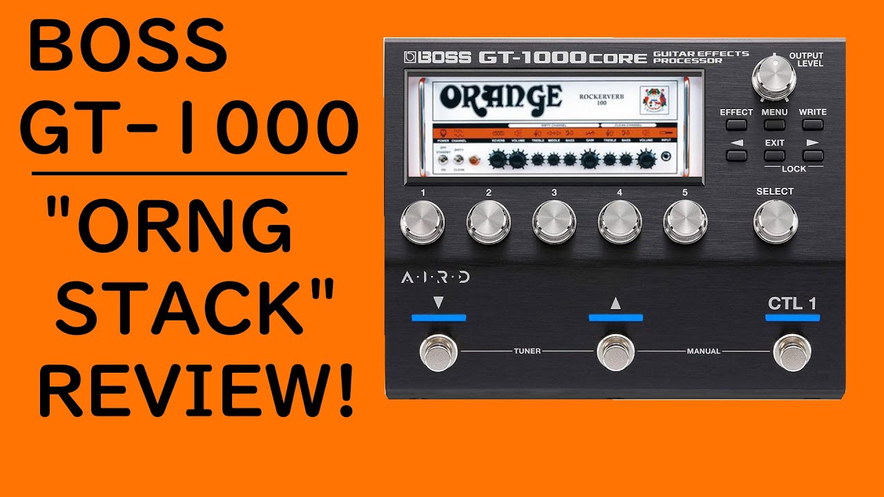 GT-1000 one tasty! Boss Orange \