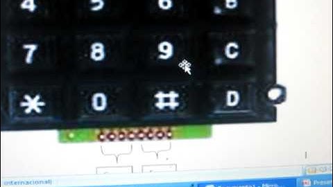 Teclado matricial 4x4+display 7segmentos