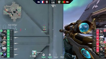 KennyS hits INSANE flick Valorant France Vs Portugal