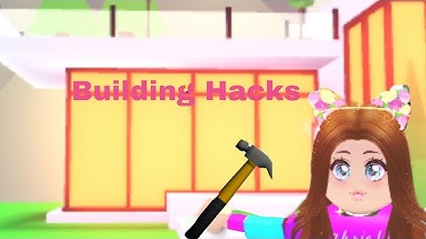 6 AMAZING EASY building hacks in Adopt Me!