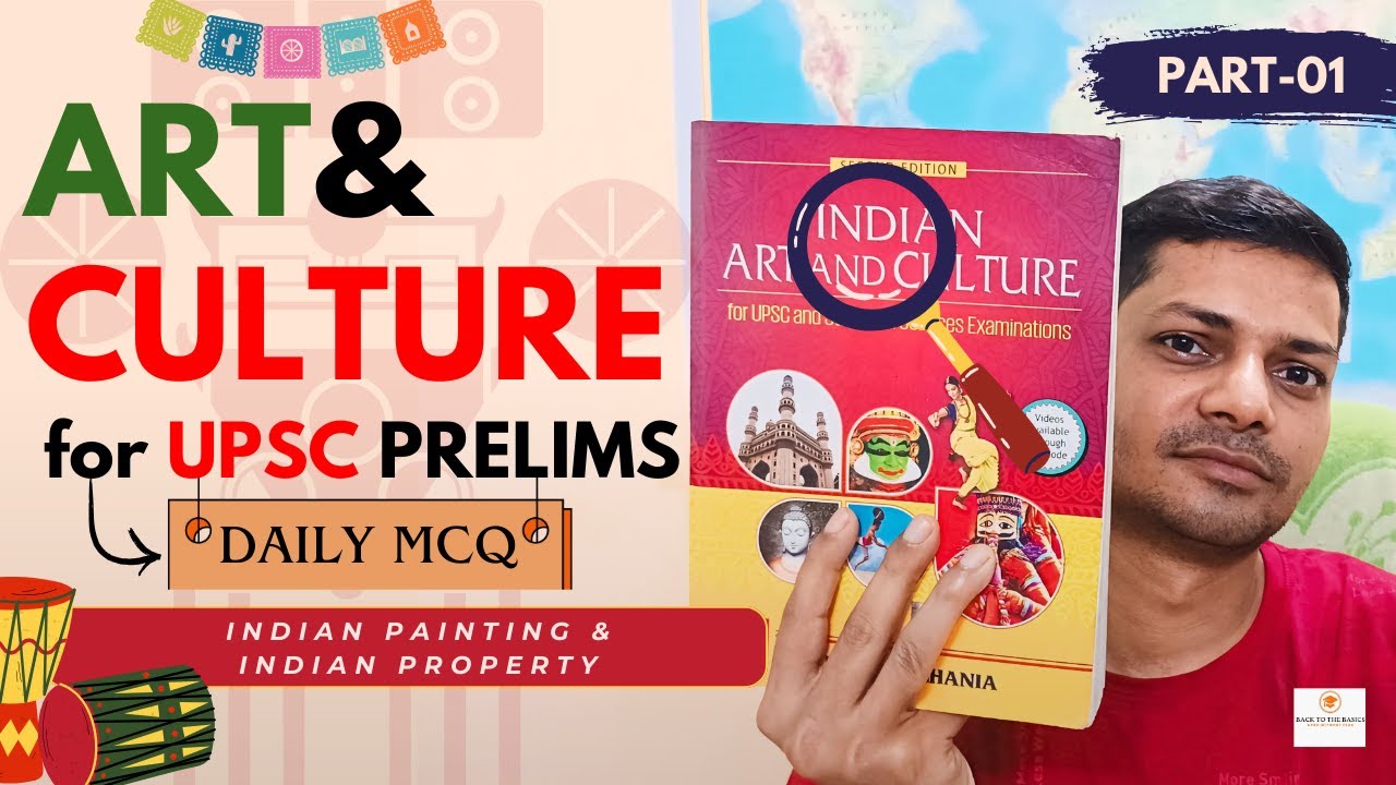 ART AND CULTURE MCQs for UPSC PRELIMS| Chapter 2| INDIAN PAINTING AND ...