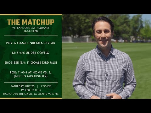 The Matchup | Jake Zivin sets the scene ahead of Timbers showdown with SJ