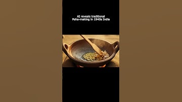 POV: AI shows how your grandma made Poha 📜🔥🍚 #shorts #ai #poha #veo3 #viral