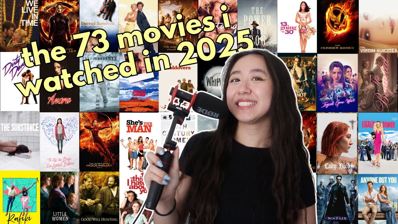 I watched 73 movies in 2025 🎬🍿📼 (all-time favorite films and TV shows)