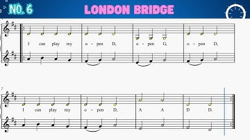 No.6 LONDON BRIDGE_VIOLIN I FIDDLE TIME JOGGERS I  BACKING TRACK & SHEET I NGO THANH PHUONG