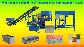 QT4-18 automatic hydraulic concrete hollow/ paver block making machine price in kenya