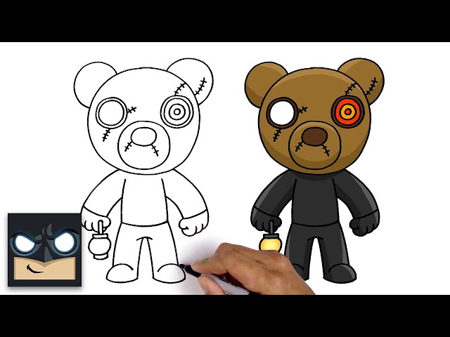 How to Draw Tio  Roblox Piggy 