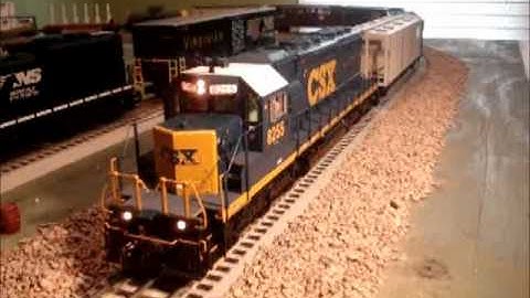 MTH Premier CSX SD40-2 PS2.0 running session