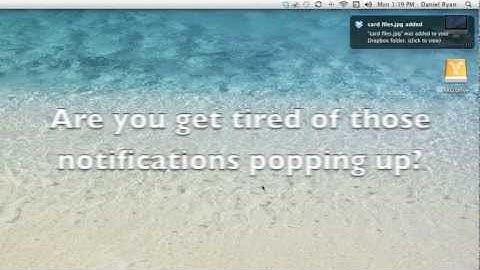 Dropbox Tip: Remove Notifications