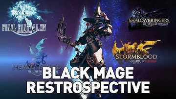 FFXIV - Every Black Mage Skill From Every Expansion (Retrospective)