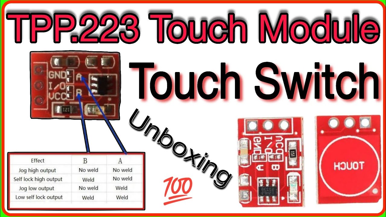 Touch sensor unboxing || touch sensor module to make project and ...