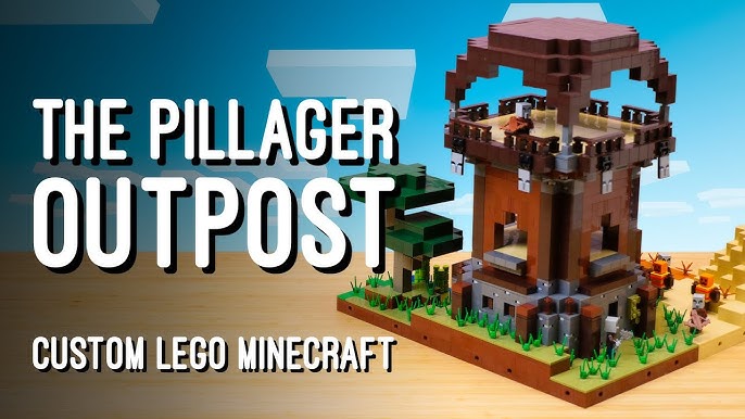 LEGO MOC Minecraft Village Diorama by swissvoice