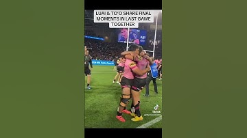 Jarome Luai & Brian To’o embrace final moments together after 2024 GF win #nrl #rugbyleague #footy