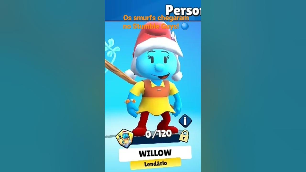 Os Smurfs chegaram no Stumble Guys, MayconGamesSoccer