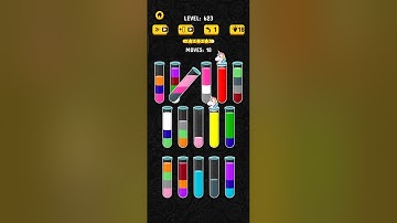 Color water sort 3D level 623