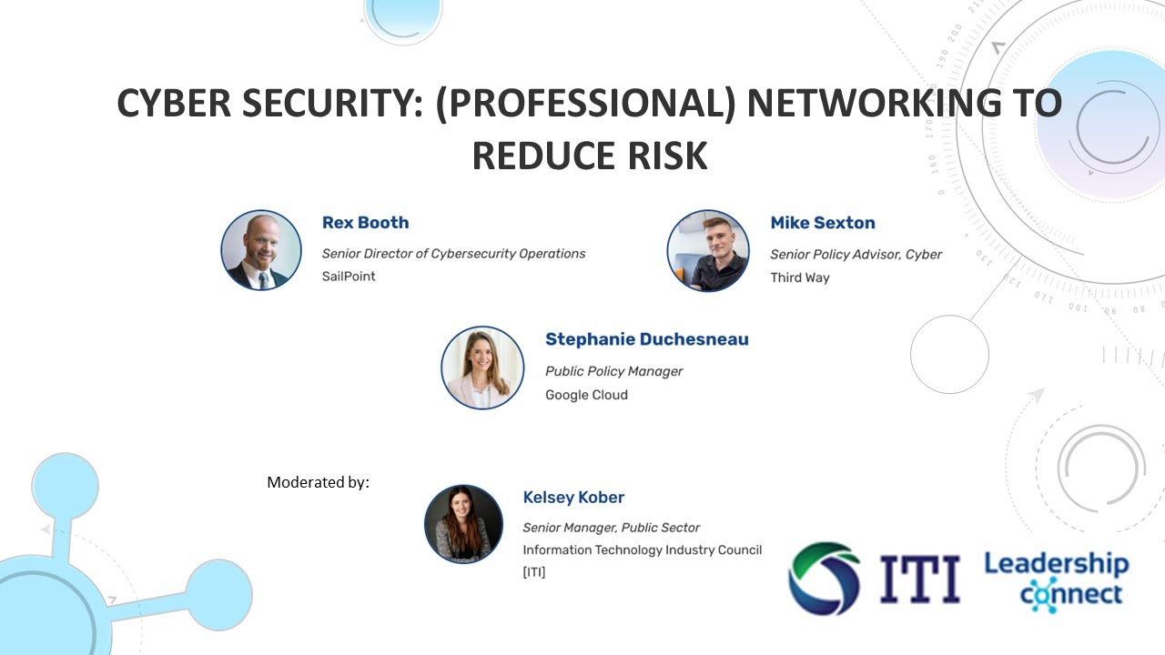 Cyber Security: (Professional) Networking to Reduce Risk Webinar