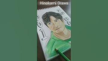 Front Man Drawing – Squid Game In Ho Art with Amazing Details! #SquidGame #FrontMan #SquidGameArt