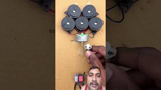 Powering 5 Buzzer With Mini BLDC Drone Motor #tech #diy#project#schoolproject