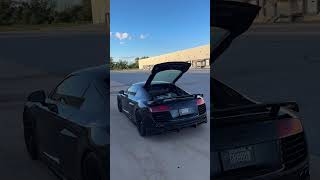 Audi R8 — the final result after repairs. #beforeafter #bodyshop #framework #audi #audir8