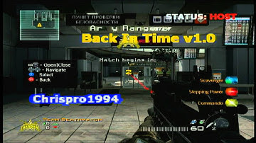MW2 Back In Time 1.0 Mod Menu
