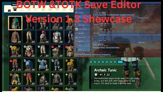 BOTW&TOTK Save Editor version 1 3 showcase