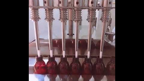 Automatic Syrup Filling Machine 6 Nozzles (120ml - 240ml) Complete Line , Filling, Capping & Sealing