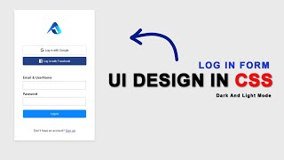 Login Form Using Only HTML & CSS | Create login page in html and css