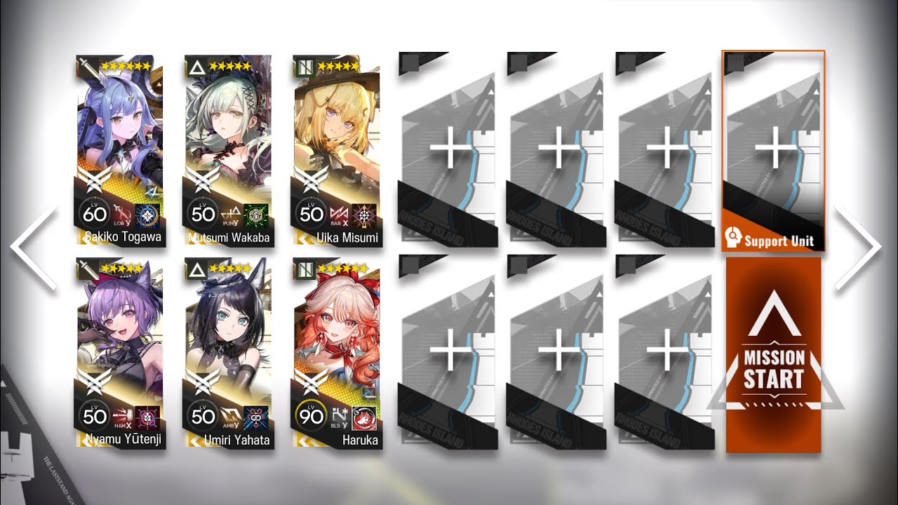 SS-EX-8 Ave Mujica Musical Squad ft. Haruka 6 Ops | Arknights