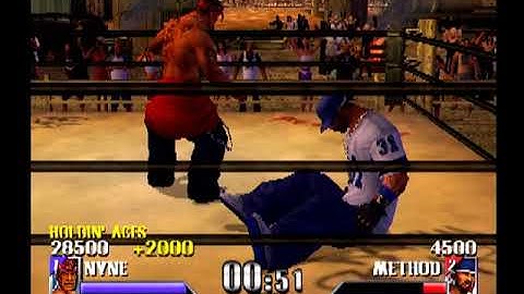 Def Jam Vendetta. (PS2 Gameplay) Nyne VS Method Man @ Da Bridge (Requested).