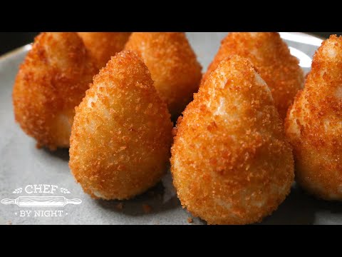 BRAZILIAN CHICKEN CROQUETTES (COXINHA) | by Chef by Night