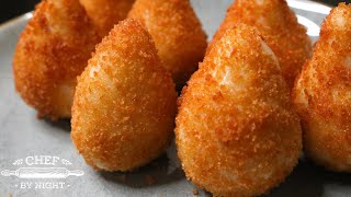 BRAZILIAN CHICKEN CROQUETTES (COXINHA) | by Chef by Night
