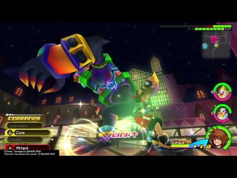 Kingdom Hearts Dream Drop Distance HD Traverse Town Secret Portal With Bug