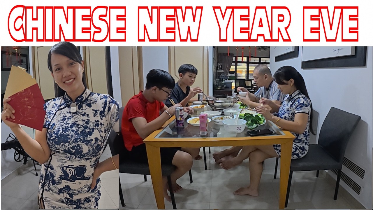Chinese New Year Eve kita masak sup tulang ikan untuk steamboat'an