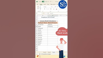 Dropdown list In Excel ✅ #excel #exceltutorial #exceltips #exceltricks #trending #excelshorts