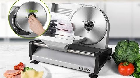 How to Safely Operate a Meat Slicer & Removing the Saw Blade | OSTBA Professional Meat Slicer