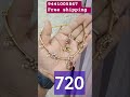 wholesale prices One gram gold jewellery