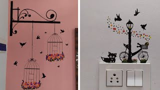 #wallpainting Easy SwitchBoard Painting Design Idea / Simple Wall Painting design Idea