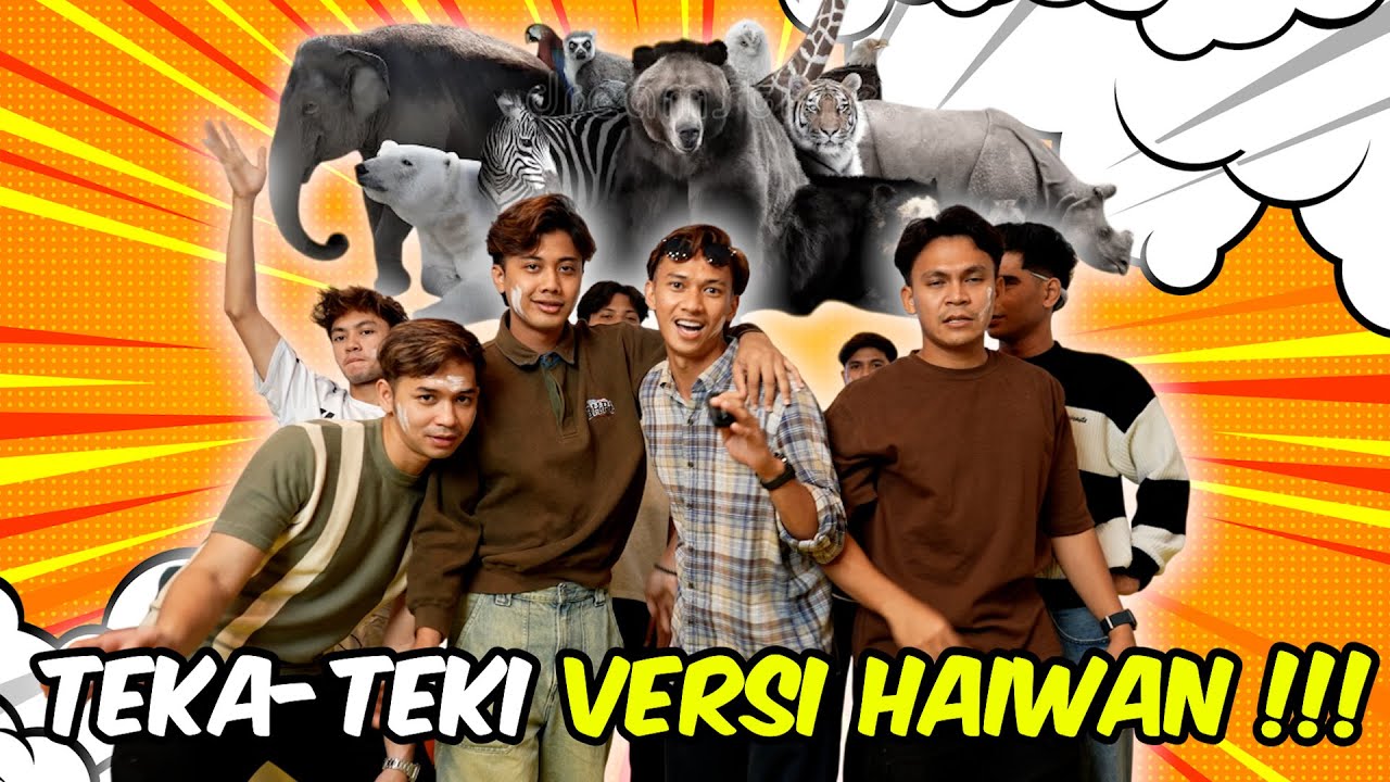 AI TEAM TEKA TEKI TENTANG HAIWAN !!! PALING PEC4H PERUT ???